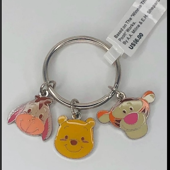 Set of 4 Disney Winnie The Pooh and Friends KeyChains/Charms - Picture 2 of 9